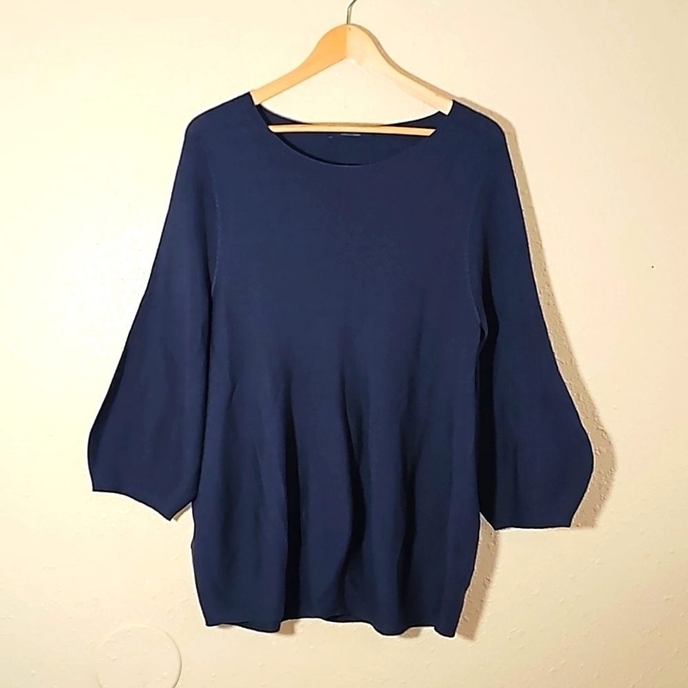 Cynical Chéri Navy Blue Top